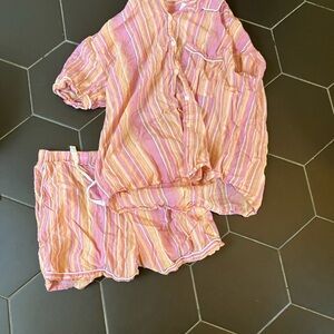 Cute stars above pajamas.